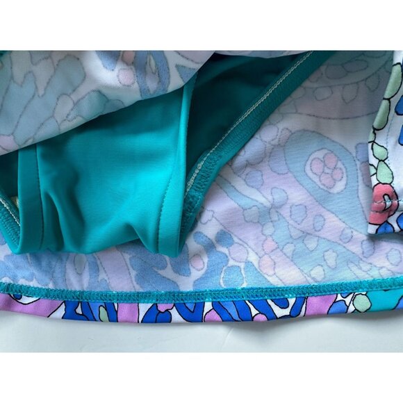 Talbots MIRACLESUIT Sz 6 Swim Skirt Light Control ~ Coastal Pastel EUC - Picture 4 of 6